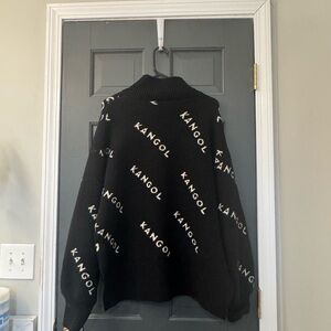 Kangol x H&M oversized mock turtleneck sweater limited edition discontinued item